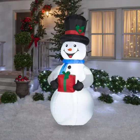 6.5ft. Airblown&reg; Inflatable Snowman {4}