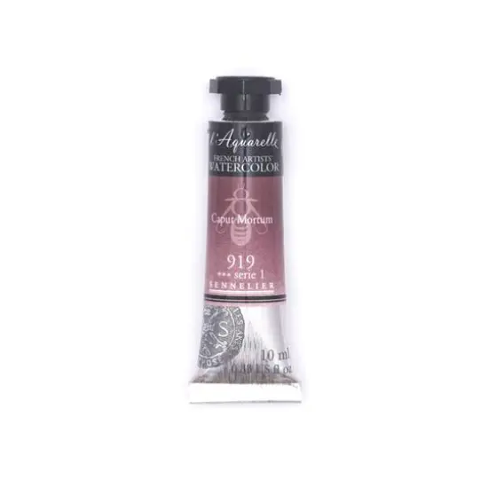 Sennelier French Artists' Watercolor, 10mL 919 Caput Mortum S1 {1}