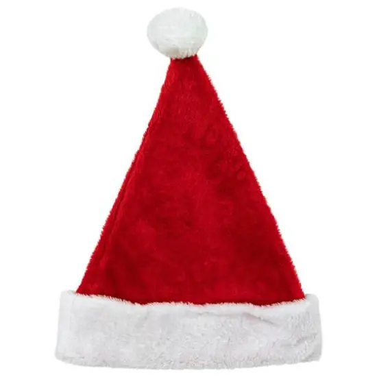 17" Traditional Red & White Santa Hat, Adult Large {7}