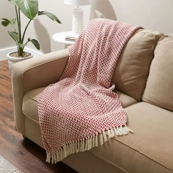 DII&reg; Zig-Zag Throw Tango Red {6}