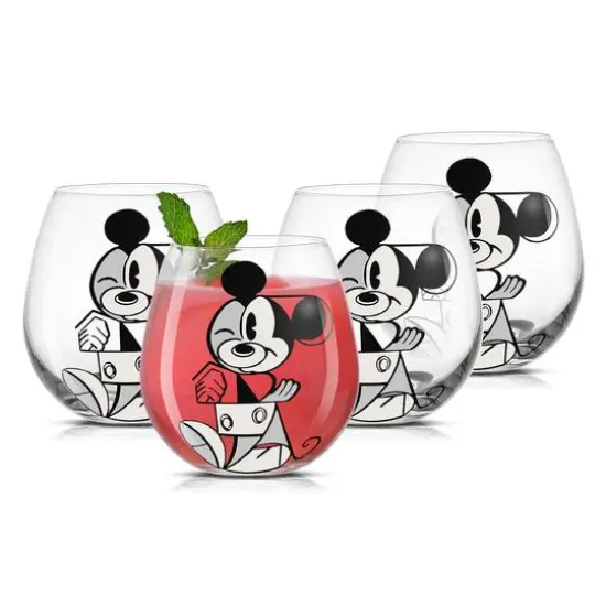 15oz. Disney&reg; Mickey Mouse Stemless Wine Glasses, 4ct. {1}