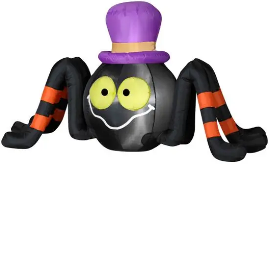 2.5ft. Airblown&reg; Inflatable Halloween Spider with Top Hat {1}