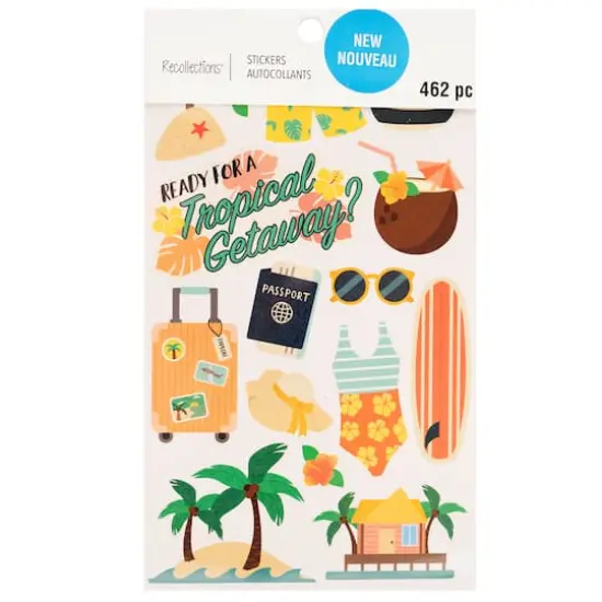 Tropical Vacation Stickers by Recollections&trade; {1}