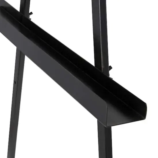 66.5" Black Metal Adjustable Minimalistic Floor Easel {7}