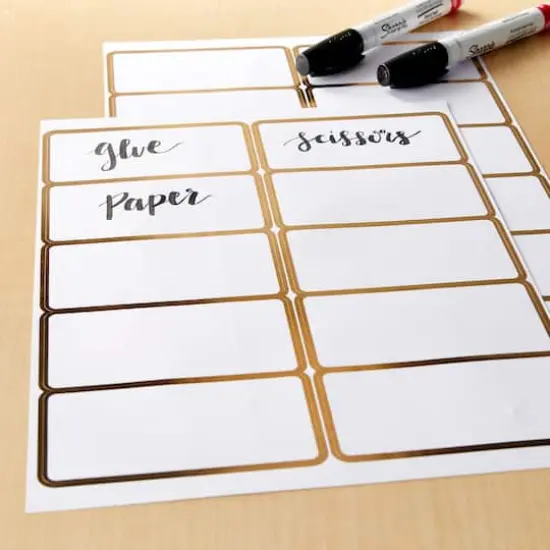 Gold Shipping Label Stickers by Recollections&trade; {3}