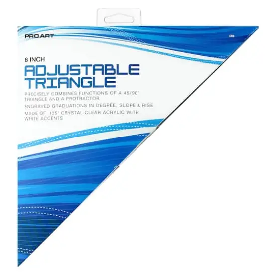 Pro Art&reg; 8" Adjustable Triangle {1}