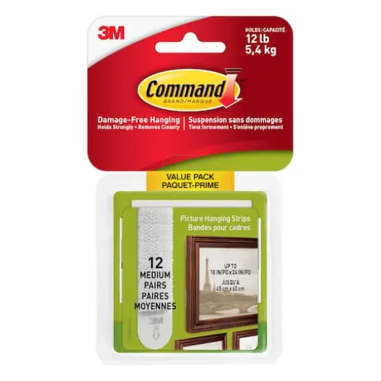 Command&trade; Medium Picture Hanging Strips {1}