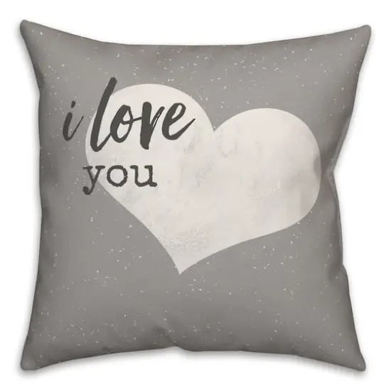I Love You to the Moon and Back Reversible Throw Pillow {1}