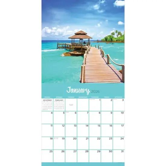 2026 Tropical Escapes Wall Calendar {3}