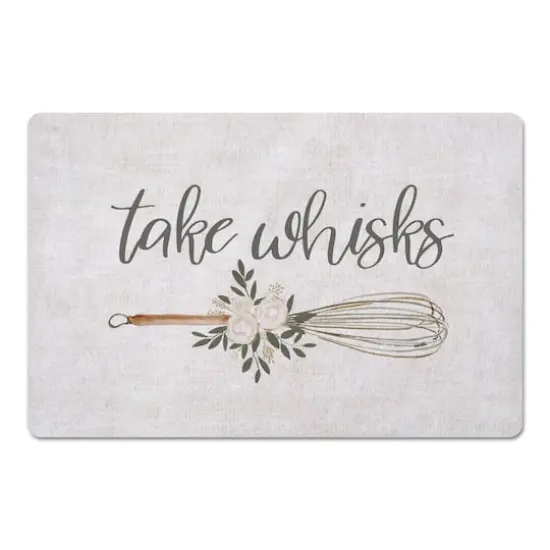 Take Whisks 27" x 18" Floor Mat {1}