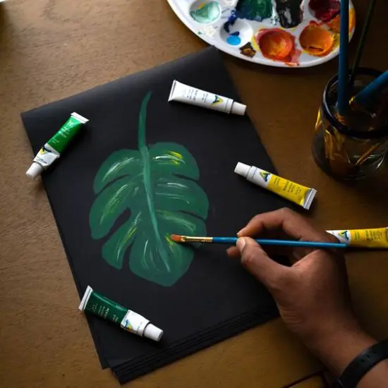 Fredrix Creative Series 9" x 12" Black Canvas Pad {3}