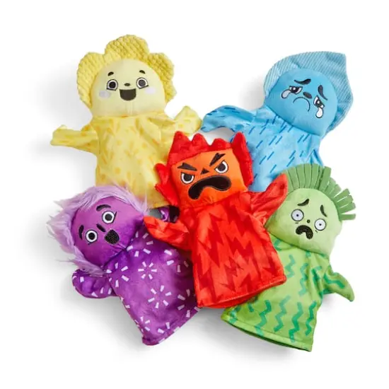 hand2mind Feelings Family&trade; Hand Puppets Set {1}
