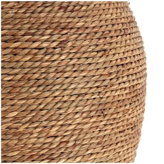 24" Brown Seagrass Handmade Tall Wrapped Vase {5}