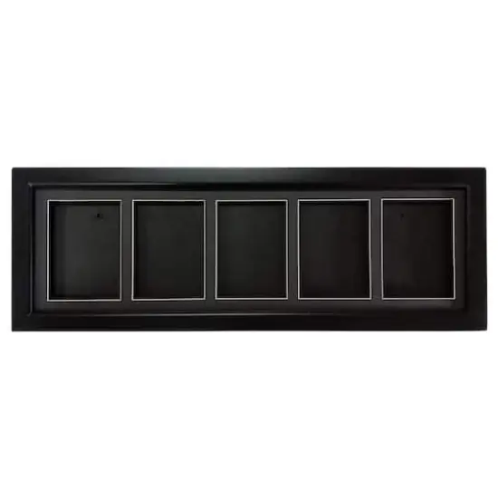 5.25" x 18.25" Black Trading Card Display Frame by Studio D&eacute;cor&reg; {4}