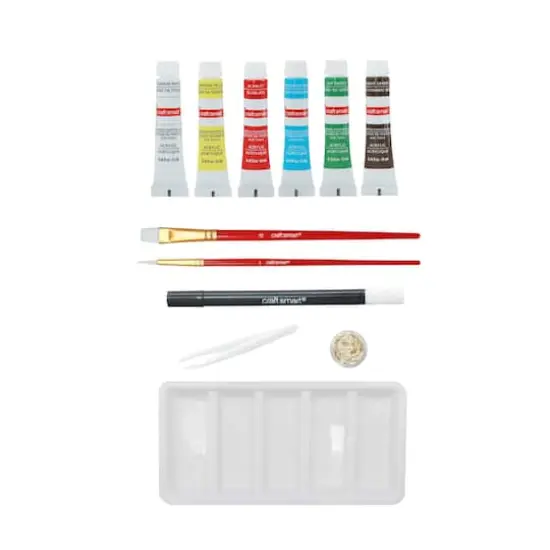 8" x 10" Floral Canvas Painting Kit by Craft Smart&reg; {4}