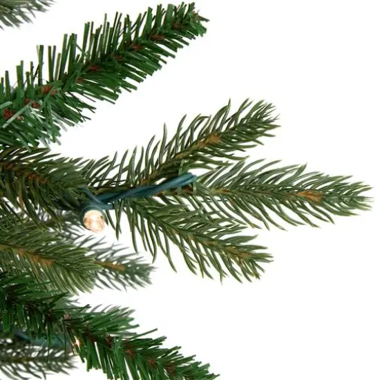 4ft. Pre-Lit Potted Real Touch&trade; Grande Spruce Artificial Christmas Tree, Clear Lights {4}