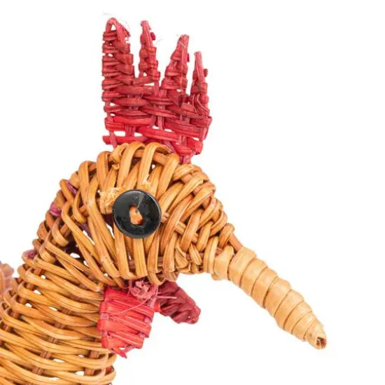 Hello Honey&reg; 13.25" Charming Fern Chicken-Shaped Basket {5}