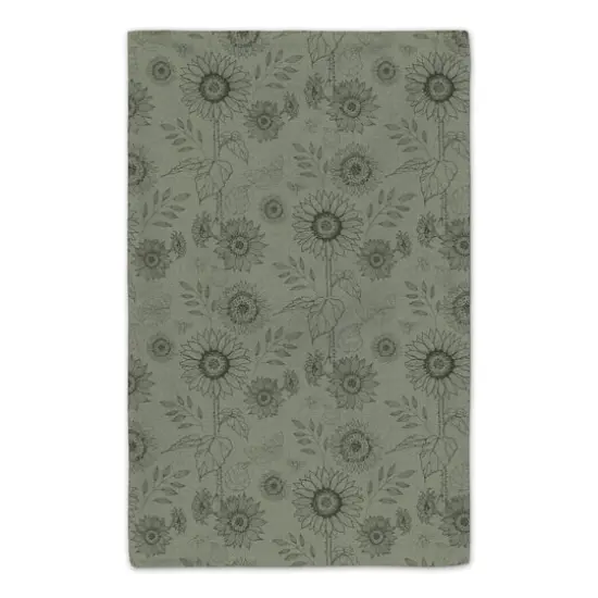 Let Your Dreams Blossom Tea Towel Set Green {6}