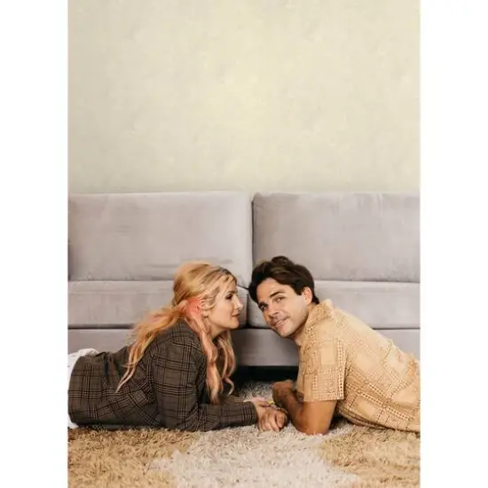 RoomMates Mr. Kate Daphne Limewash Peel & Stick Wallpaper Cream {7}