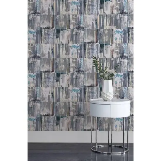 RoomMates Washout Peel & Stick Wallpaper Blue/Purple {6}