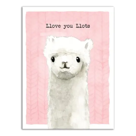 Llama Love Canvas Art {1}
