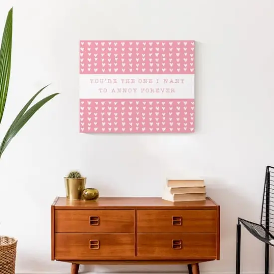 One Annoy Forever Pink Canvas Wall Art {5}