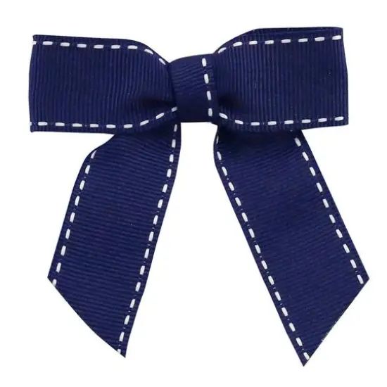 JAM Paper 7/8" Grosgrain Stitch Twist Tie Bows, 100ct. {2}