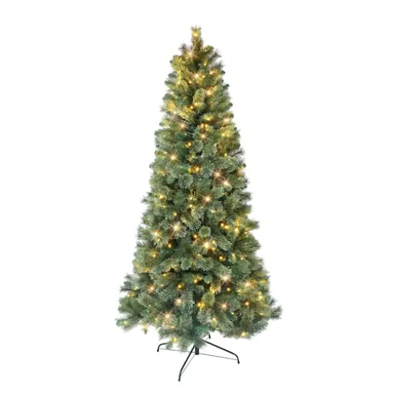6ft. Pre-Lit Montana Pine Artificial Christmas Tree, Clear Lights {1}