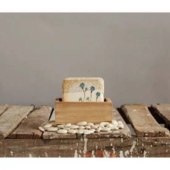 Hello Honey&reg; Floral Coaster Set in Wood Box {3}