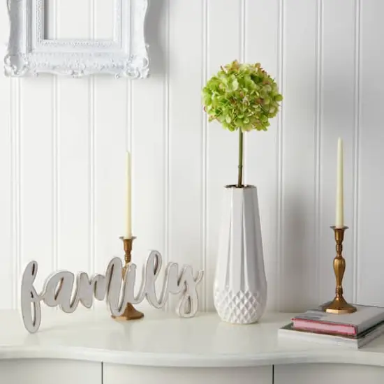 Green Hydrangea Artificial Flower Stem, 3ct. {4}