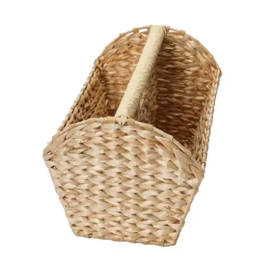 Household Essentials 16" Wide Cattail Woven Magazine Rack {5}