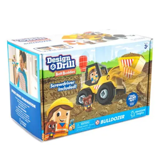 Educational Insights Design & Drill&reg; Bolt Buddies&reg; Bulldozer {7}