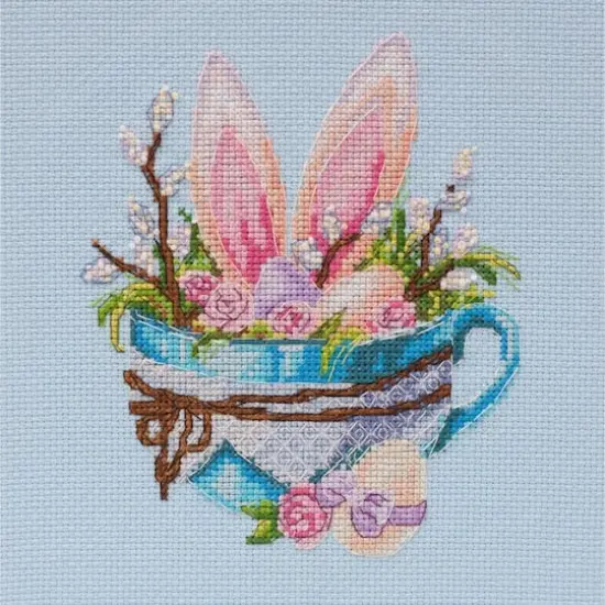 Abris Art Easter Bunny Cross-Stitch Kit {1}