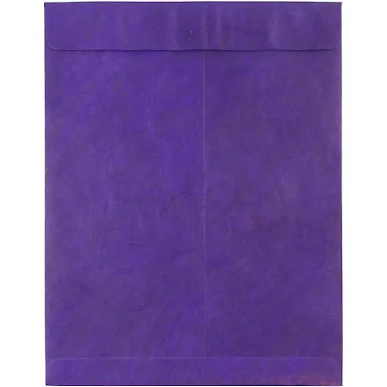 JAM Paper 10" x 13" Tyvek Tear-Proof Open End Catalog Envelopes, 25ct. Purple {1}