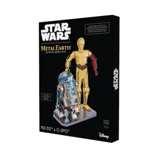 Metal Earth&reg; Star Wars&trade; R2-D2&trade; & C-3PO&trade; 3D Metal Model Kit {1}