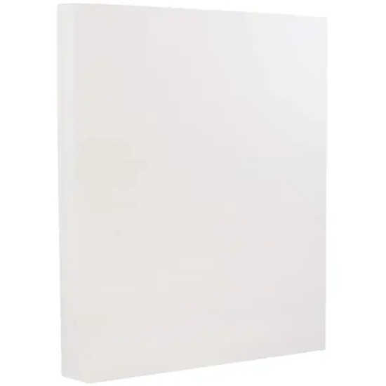 JAM Paper Strathmore 8.5" x 11" 88lb. Cardstock, 50 Sheets Bright White Wove {1}