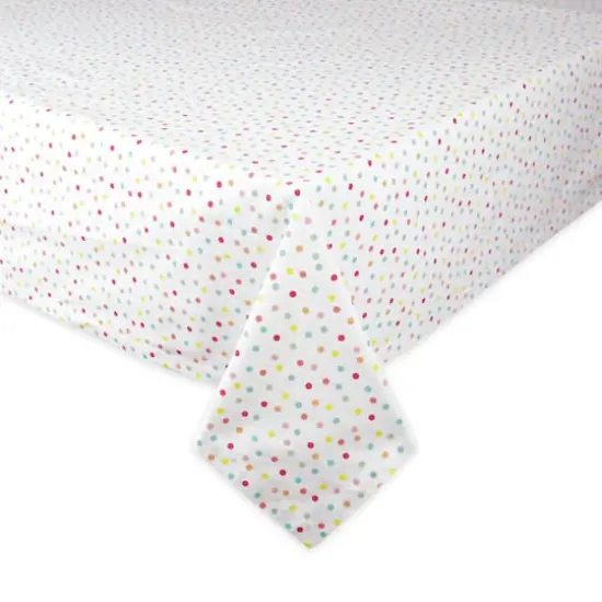 Multi Polka Dots Print Tablecloth 52" x 52" {3}