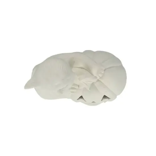 7.5" DIY Ceramic LED Pumpkin & Cat D&eacute;cor by Make Market&reg; {4}