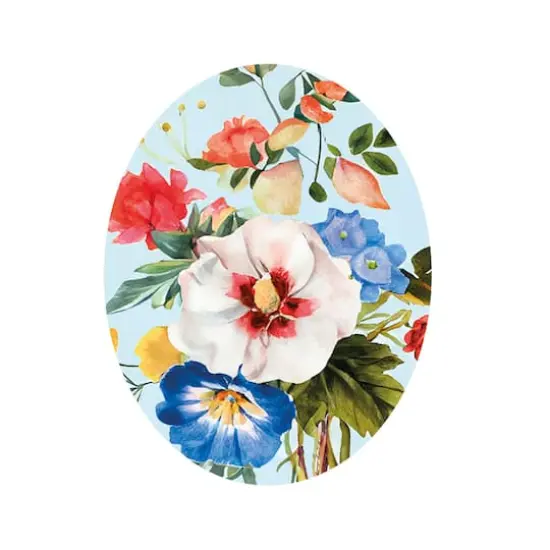 Floral Oval Canvas Painting Kit by Craft Smart&reg; {1}