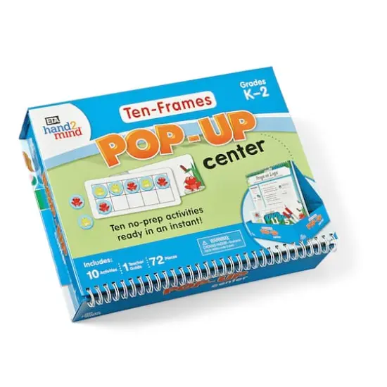 hand2mind&reg; Ten Frame Pop-Up Center Math Games {1}