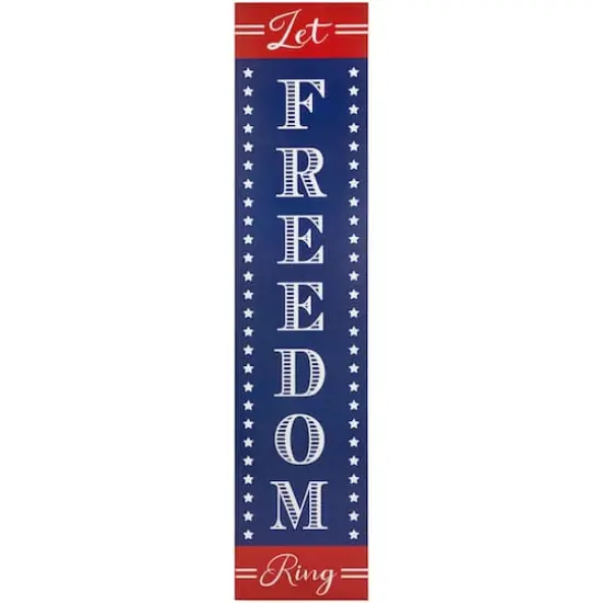 36" Let Freedom Ring Patriotic Wall Sign {1}