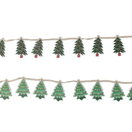 Hello Honey&reg; 6ft. Multicolor Paper Tree Garlands Set {3}