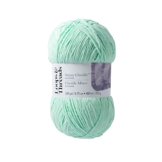 Skinny Chenille&trade; Yarn by Loops & Threads&reg; Froggy {1}