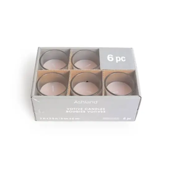 Lightly Fragranced Votive Candles, 6ct. by Ashland® Sage and Orchid {5}