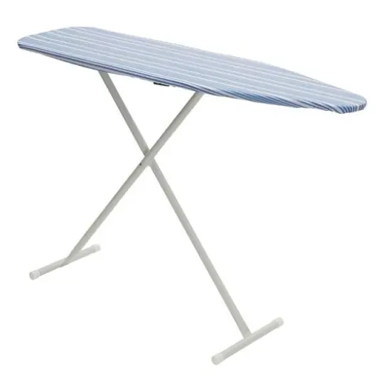 Household Essentials Ironing Board with Steel Top and Striped Design {1}