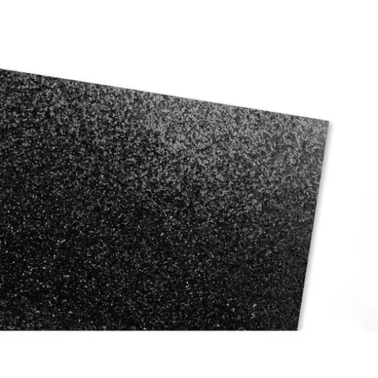 PA Vinyl Glitter Texture Iron On Stretch Vinyl Black {3}