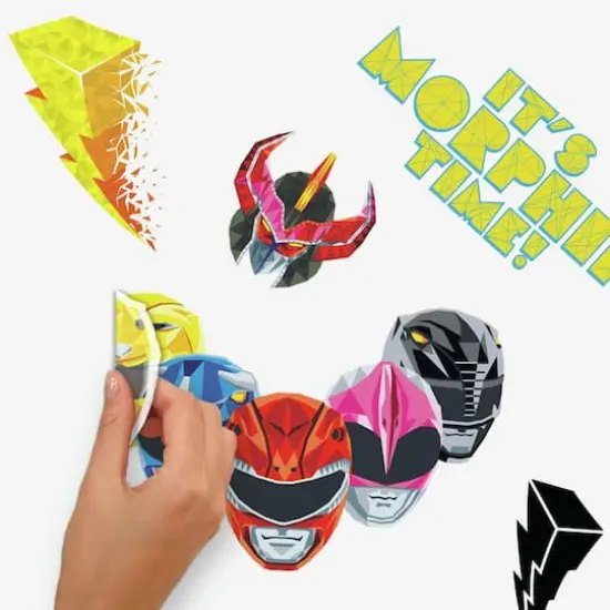 RoomMates Power Rangers Peel & Stick Giant Wall Decals {6}