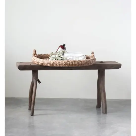 Hello Honey&reg; 29'' Round Braided Bankuan Tray {3}