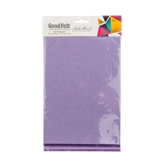 John Bead Beading Foundation, 4ct. Purple and Light Purple {4}