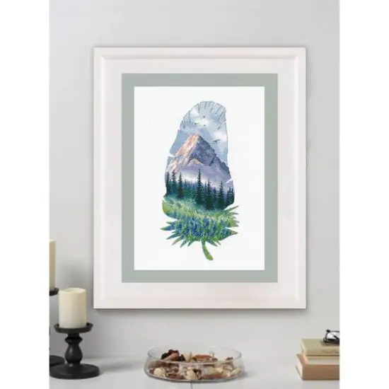 Oven Mountain Landscape-2 Cross Stitch Kit {3}